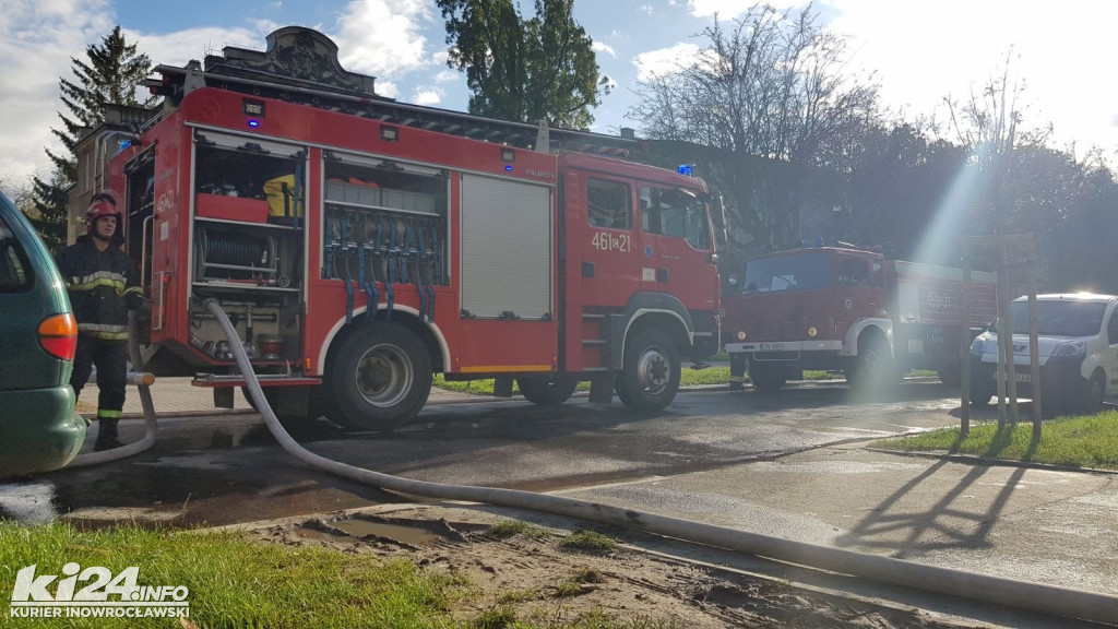 Pożar budynku gospodarczego przy ul. Solankowej