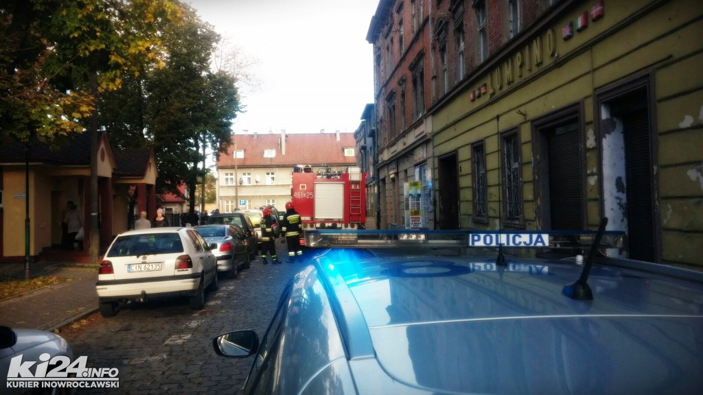 Pożar samochodu na ul. Kościelnej