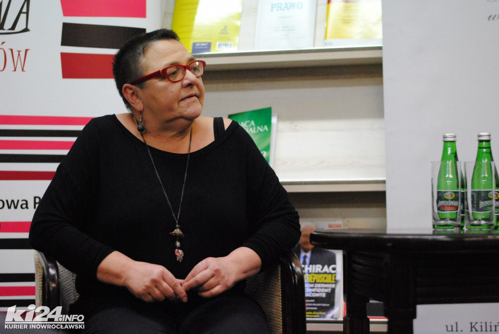 Lidia Ostałowska w Bibliotece Miejskiej