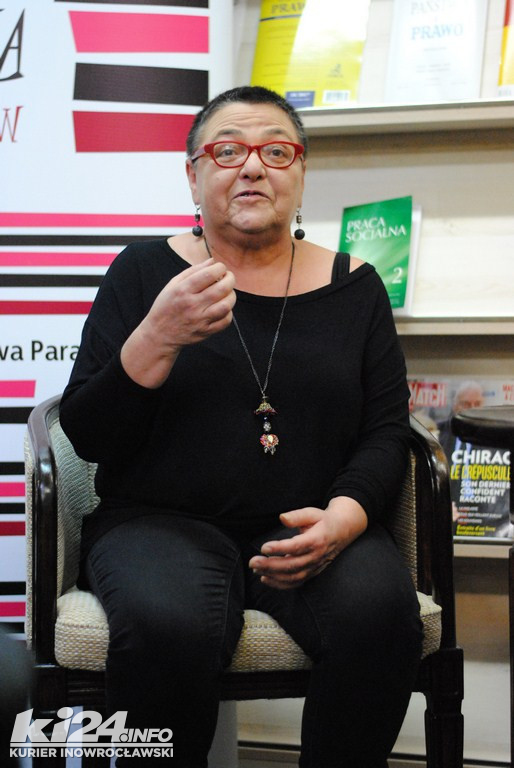 Lidia Ostałowska w Bibliotece Miejskiej