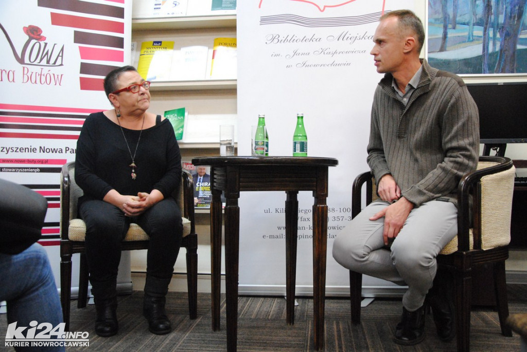 Lidia Ostałowska w Bibliotece Miejskiej
