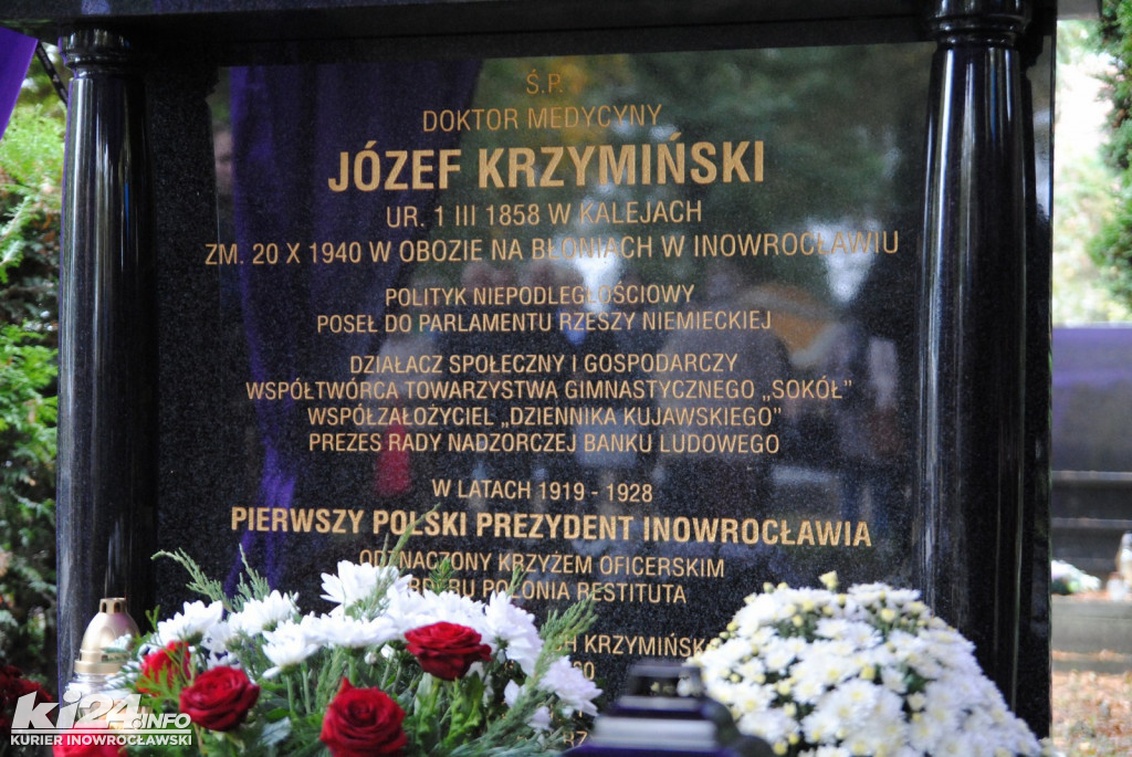 Inowrocławianie pamiętają o pierwszym prezydencie Inowrocławia