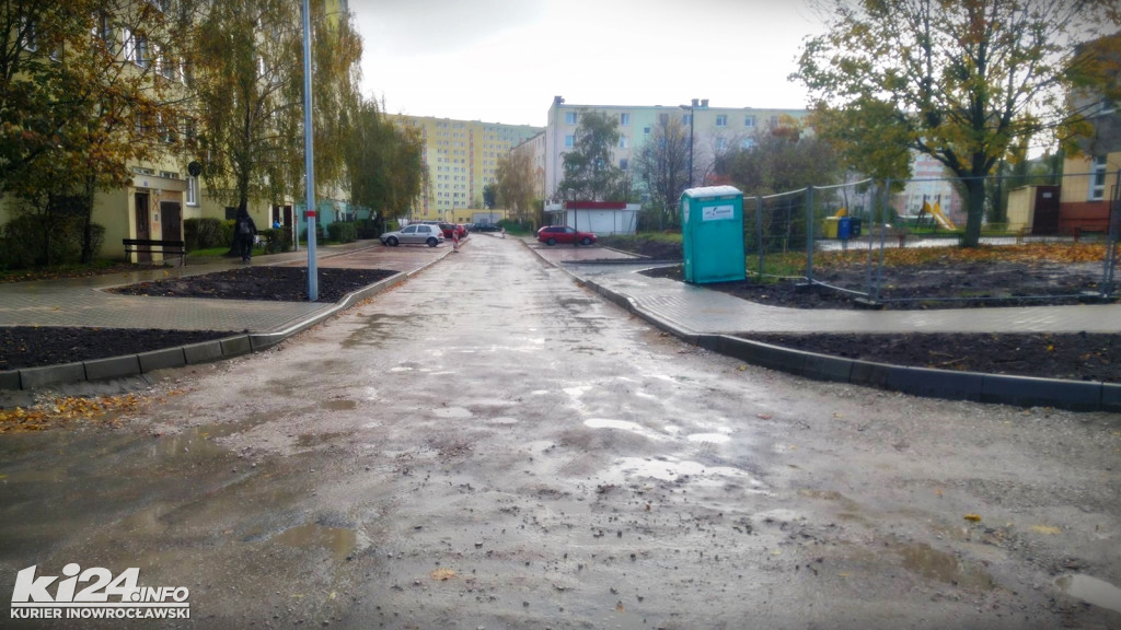 Niekończący się remont ul. Krzymińskiego