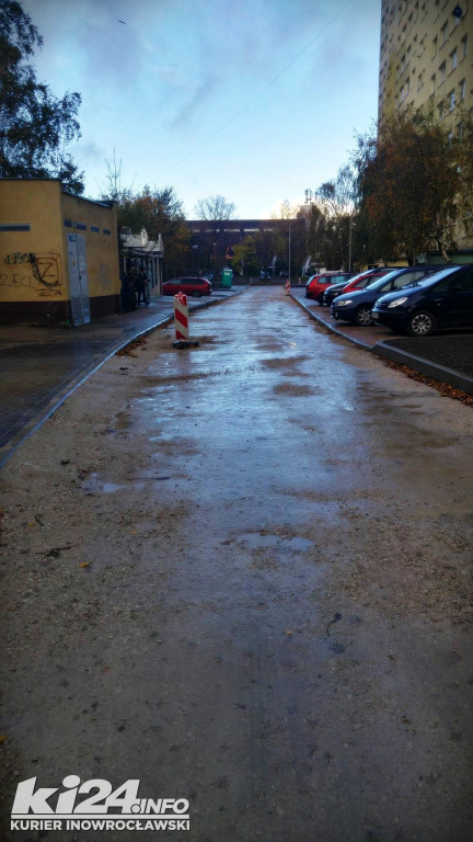 Niekończący się remont ul. Krzymińskiego