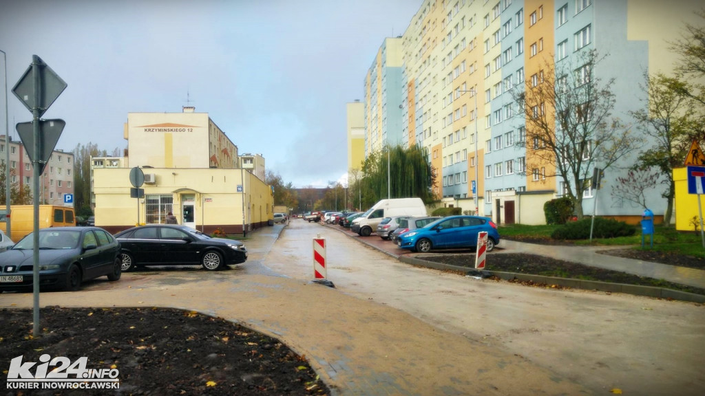 Niekończący się remont ul. Krzymińskiego