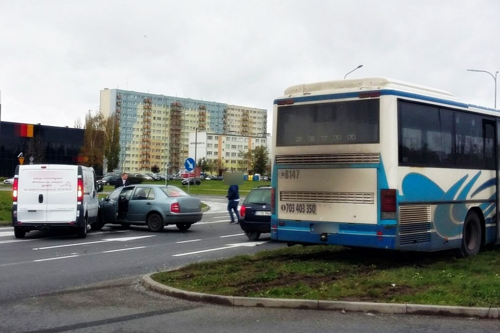 Kraksa na osiedlu Rąbin