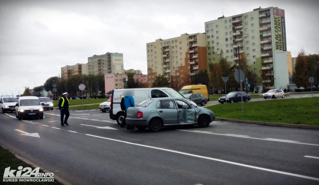 Kraksa na osiedlu Rąbin