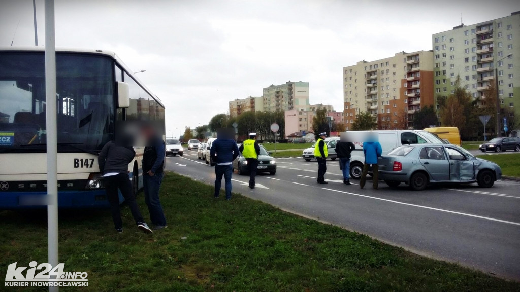Kraksa na osiedlu Rąbin