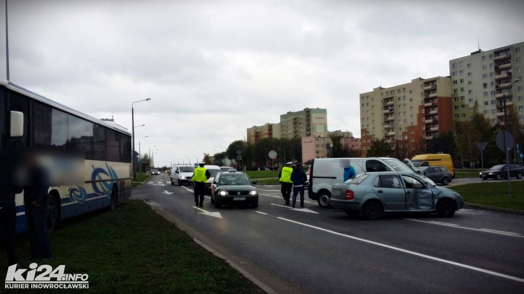 Kraksa na osiedlu Rąbin