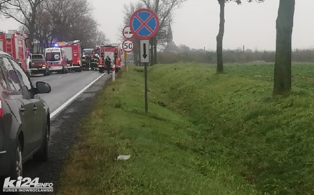 Czołowe zderzenie koło Szadłowic