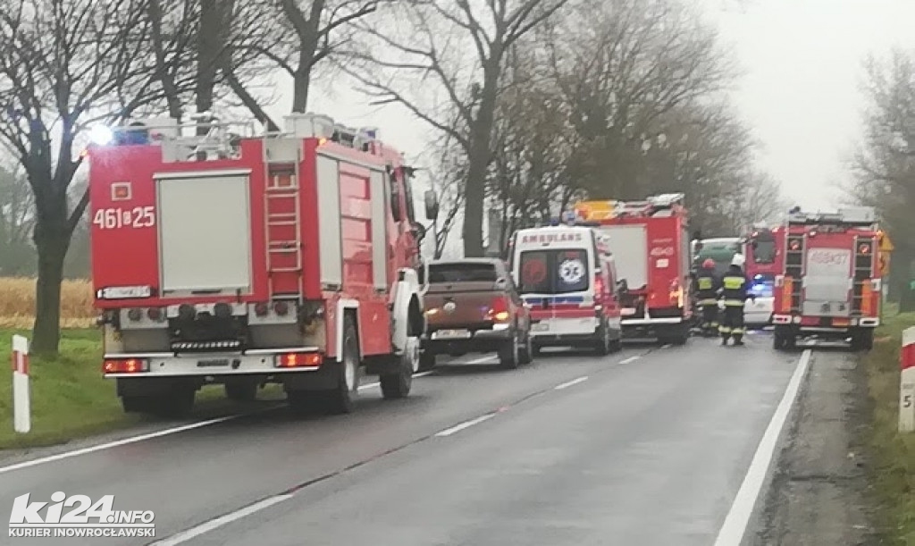 Czołowe zderzenie koło Szadłowic