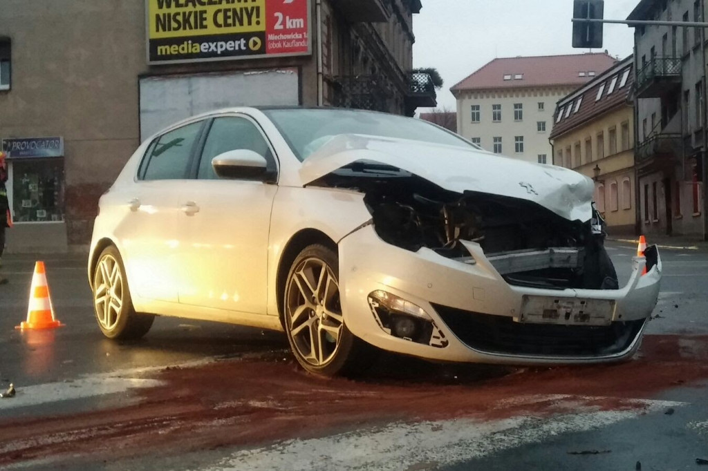Kolizja w centrum Inowrocławia