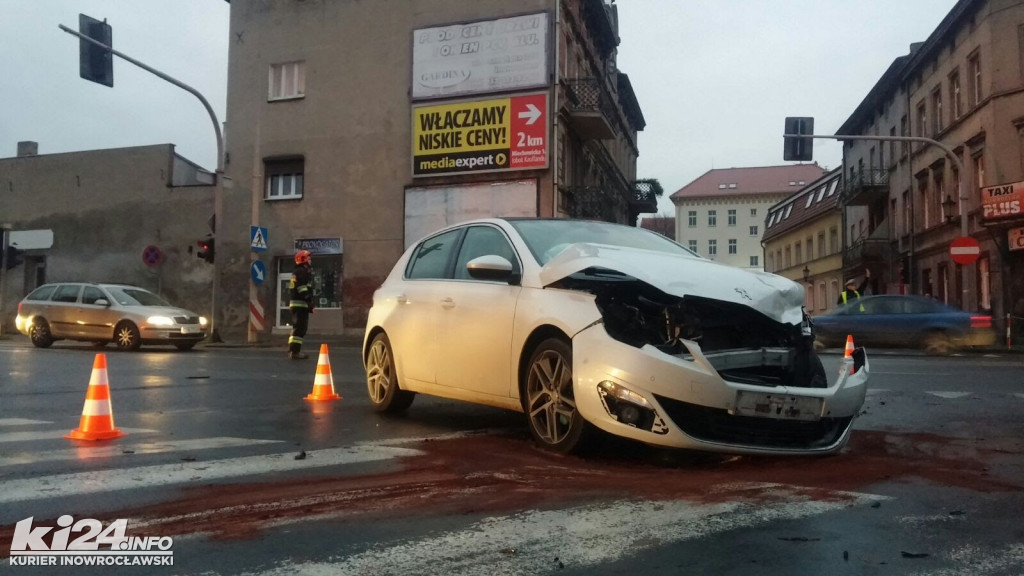 Kolizja w centrum Inowrocławia
