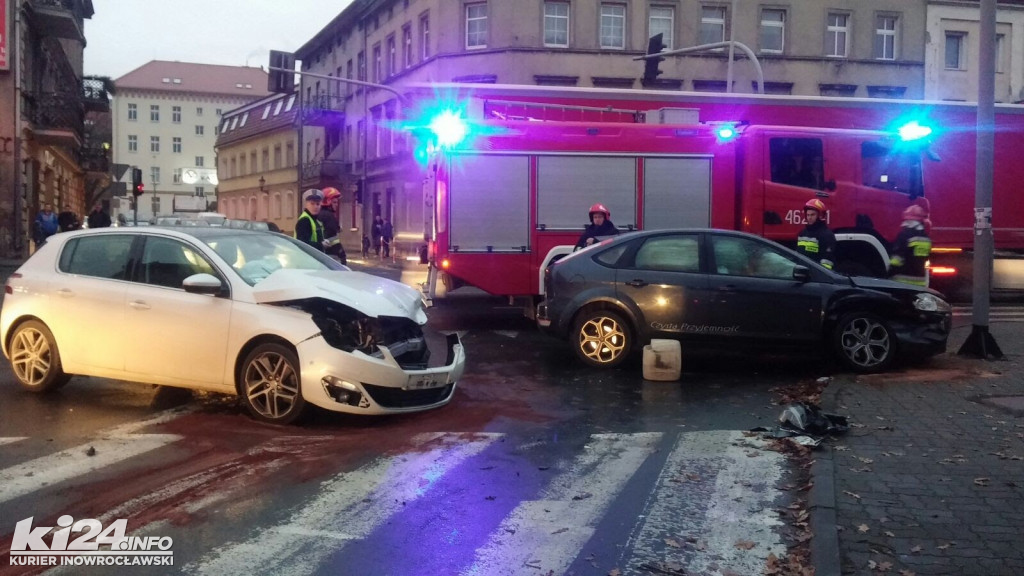 Kolizja w centrum Inowrocławia