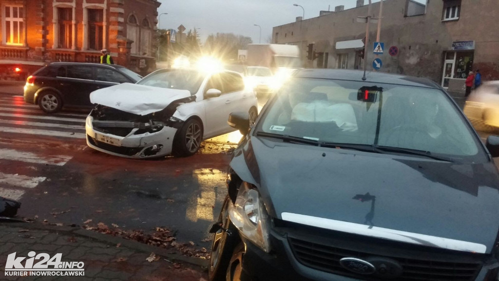 Kolizja w centrum Inowrocławia
