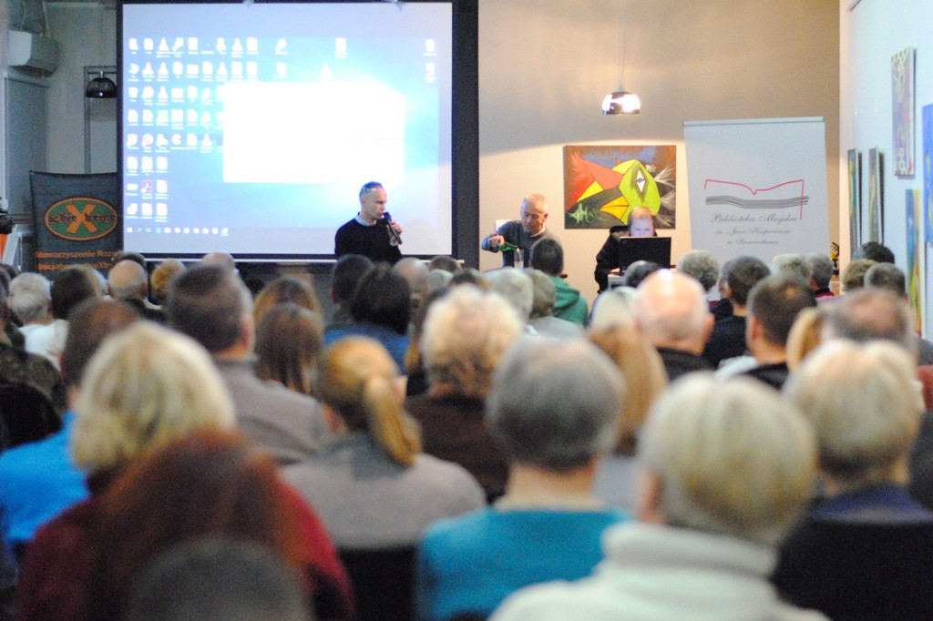 Piotr Pustelnik w Bibliotece Miejskiej