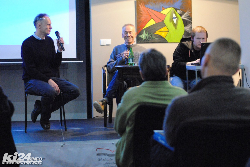 Piotr Pustelnik w Bibliotece Miejskiej
