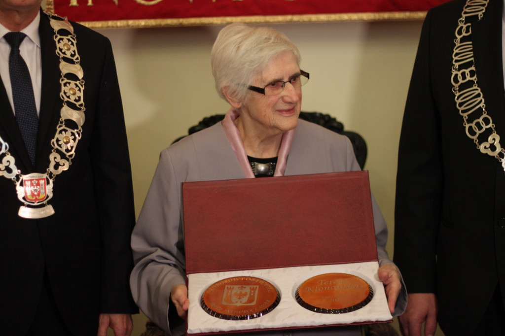 Teresa Klonowska nowym Honorowym Obywatelem Miasta Inowrocławia