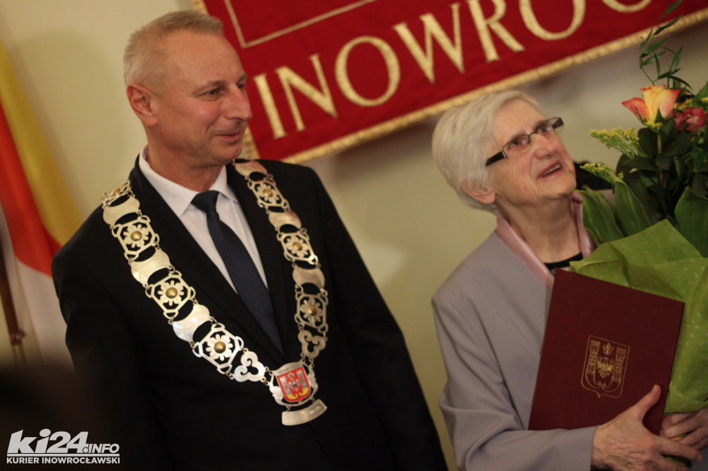 Teresa Klonowska nowym Honorowym Obywatelem Miasta Inowrocławia