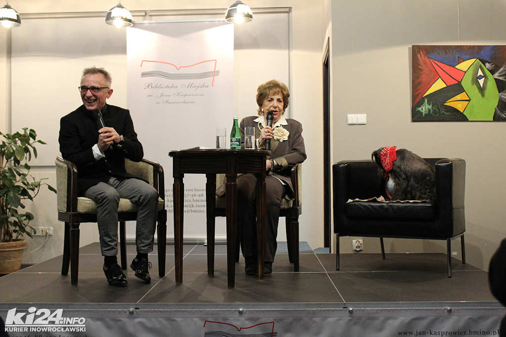 Zofia Czerwińska w Bibliotece Miejskiej
