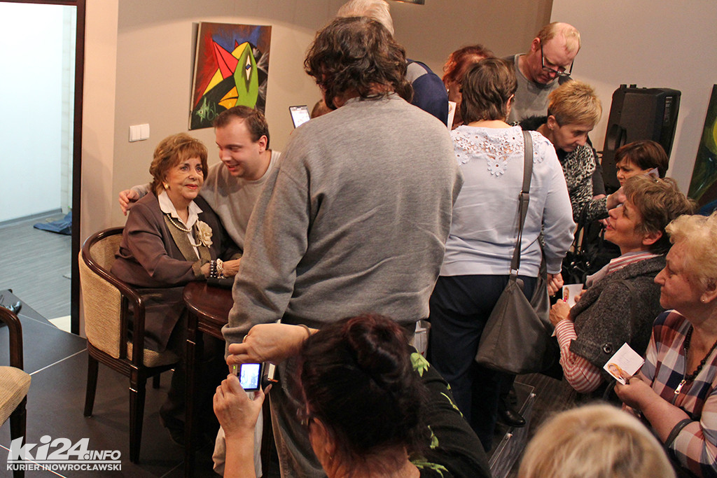 Zofia Czerwińska w Bibliotece Miejskiej