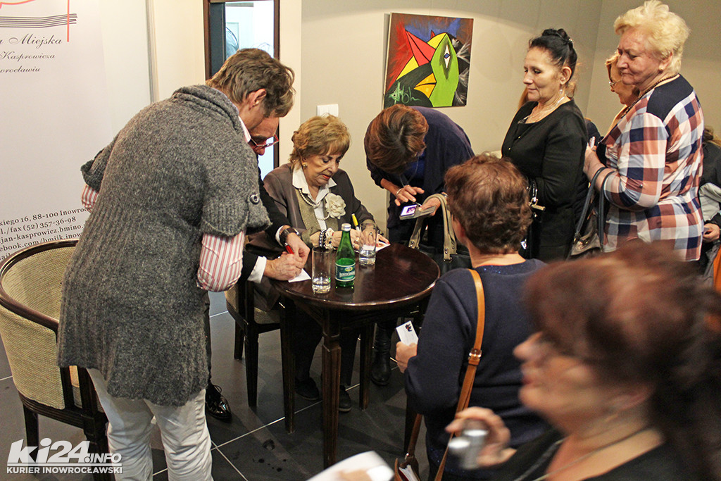 Zofia Czerwińska w Bibliotece Miejskiej