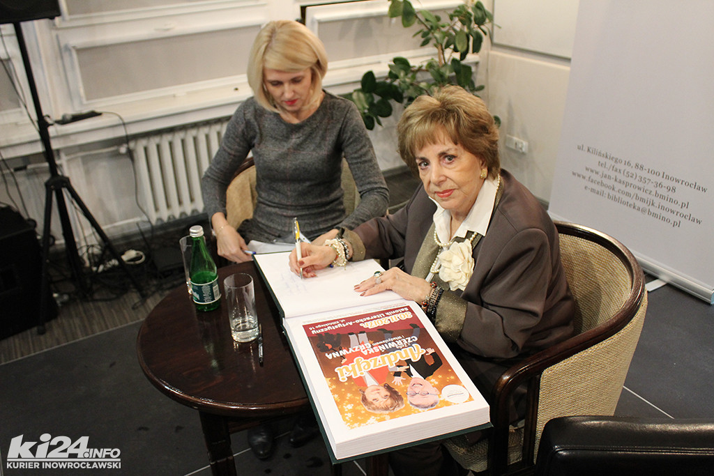 Zofia Czerwińska w Bibliotece Miejskiej