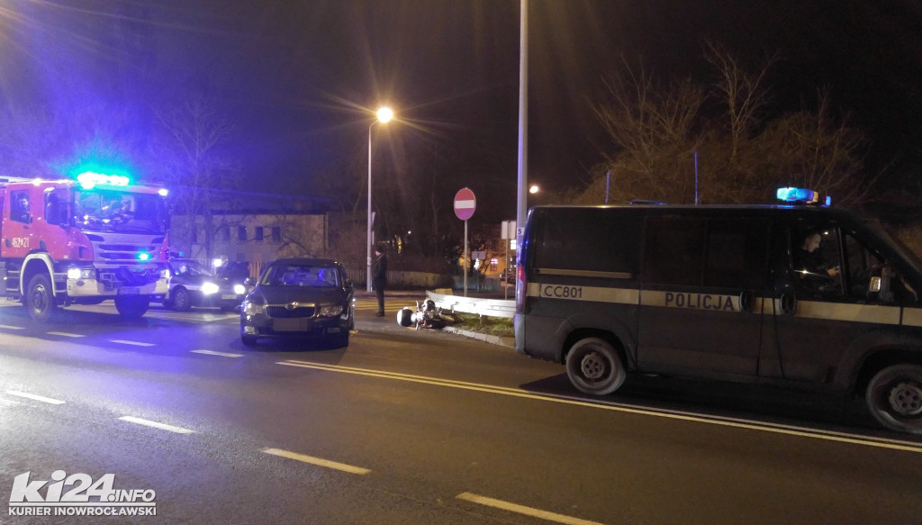 Wypadek na ul. Dworcowej