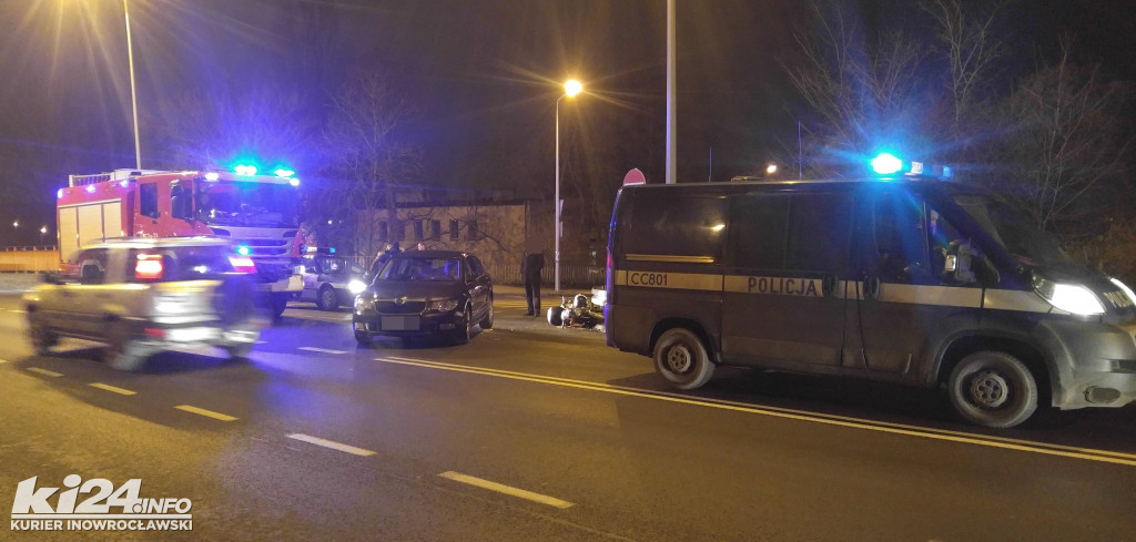 Wypadek na ul. Dworcowej