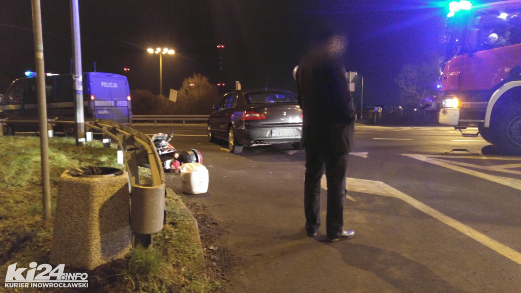 Wypadek na ul. Dworcowej