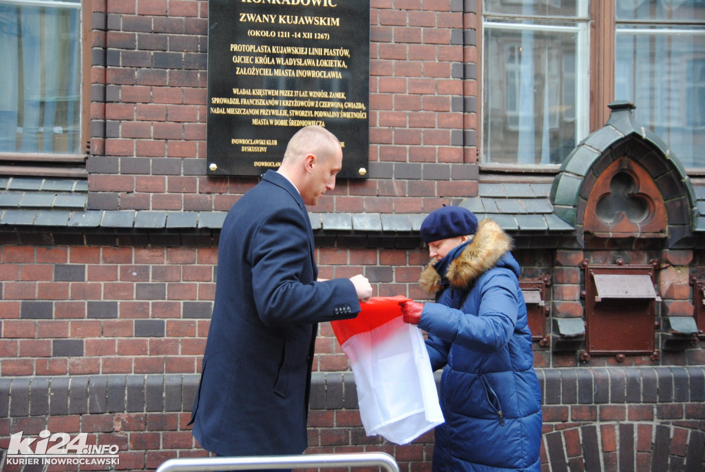 Odsłonięcie tablicy upamiętniającej księcia Kazimierza Konradowica