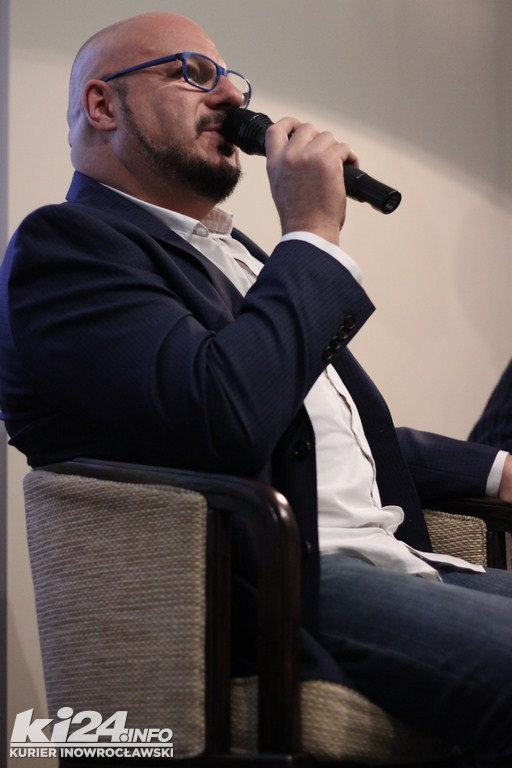 Piotr Gąsowski w Bibliotece Miejskiej