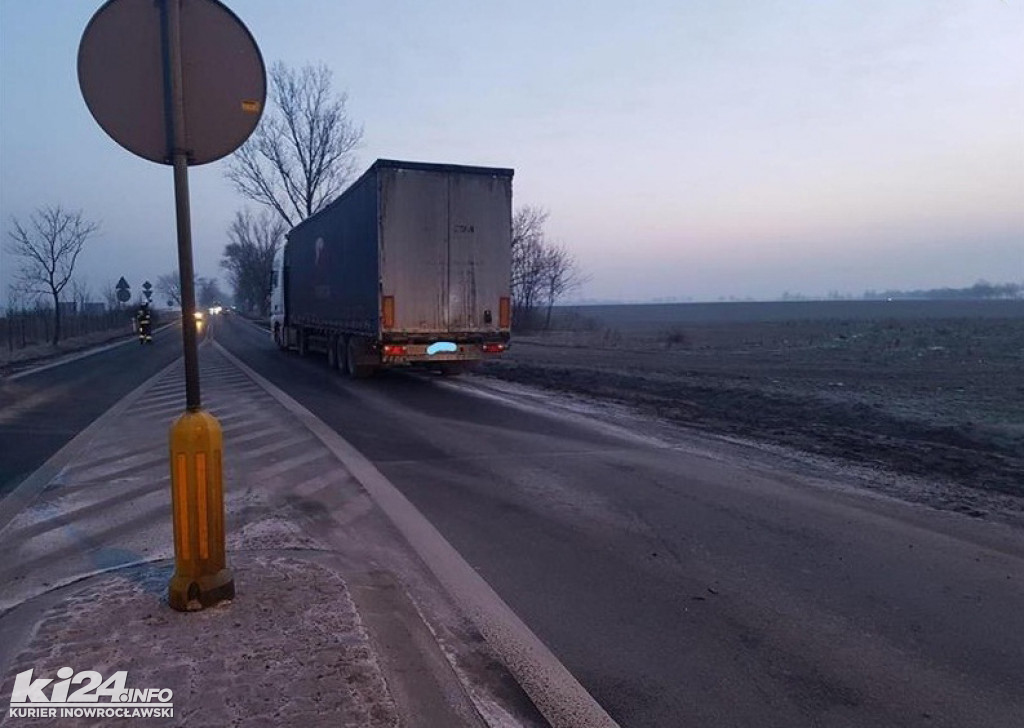 Kolizja w Strzelnie