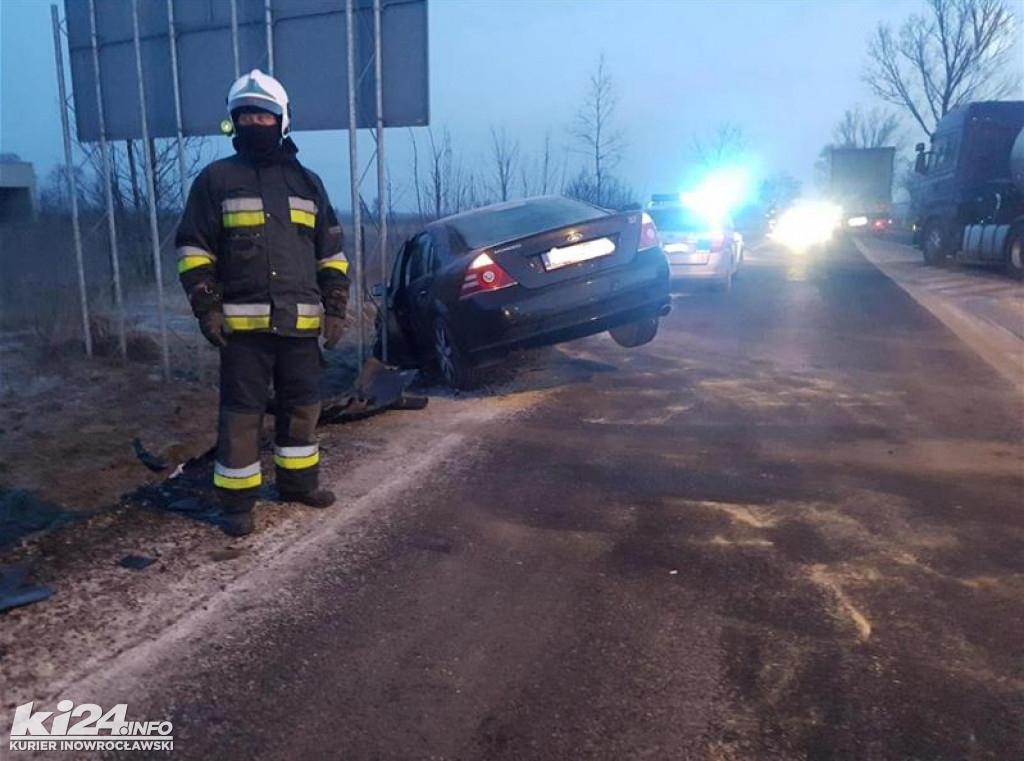 Kolizja w Strzelnie