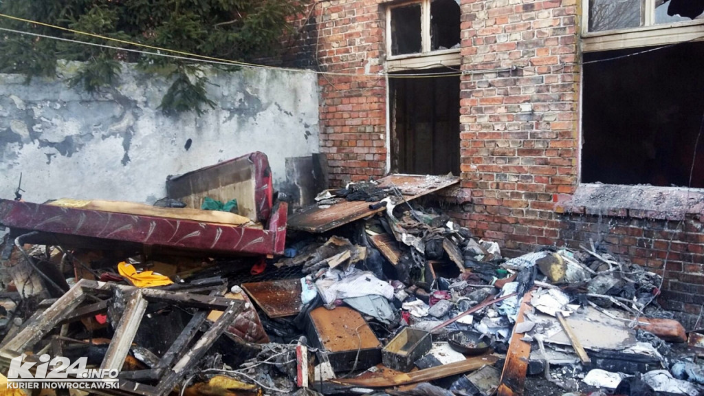 Pożar w kamienicy na Libelta