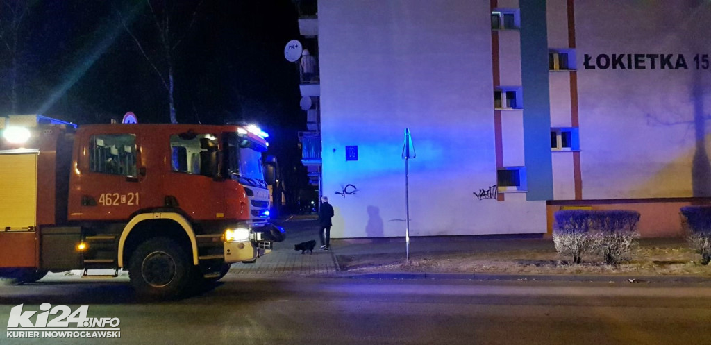 Pożar na osiedlu Piastowskim