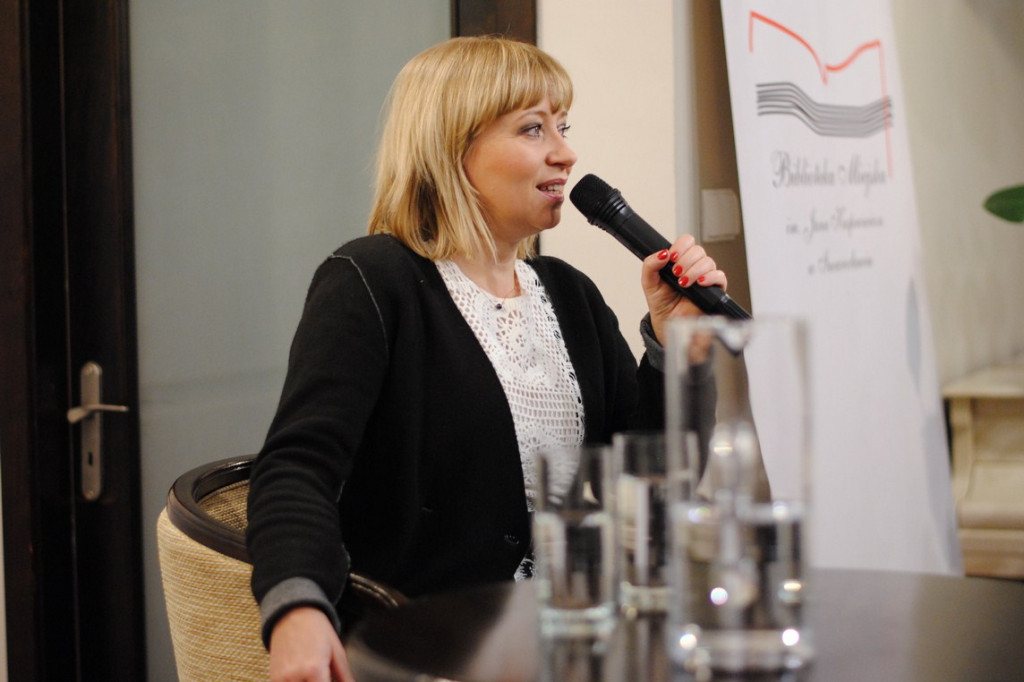 Dorota Segda w Bibliotece Miejskiej