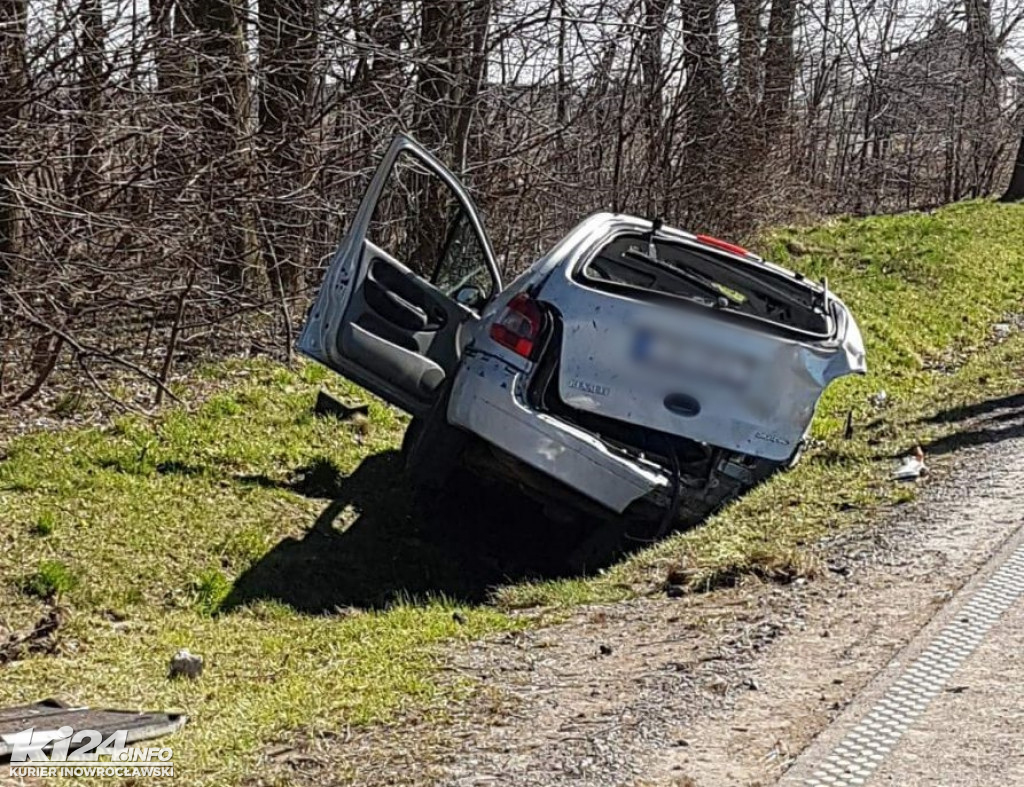 Wypadek w Pławinku