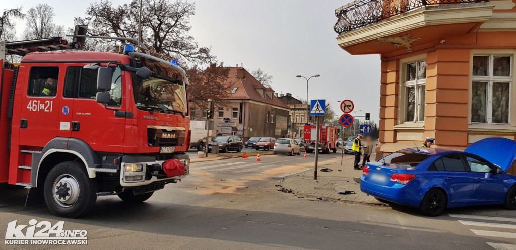 Wypadek w centrum Inowrocławia