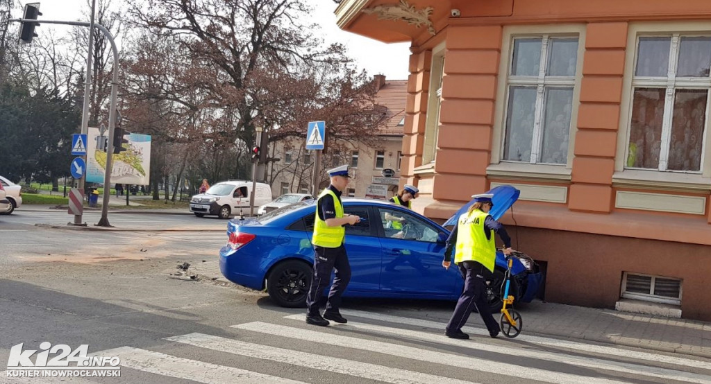 Wypadek w centrum Inowrocławia