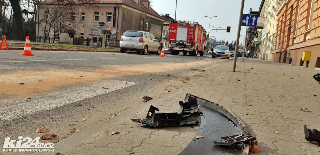 Wypadek w centrum Inowrocławia