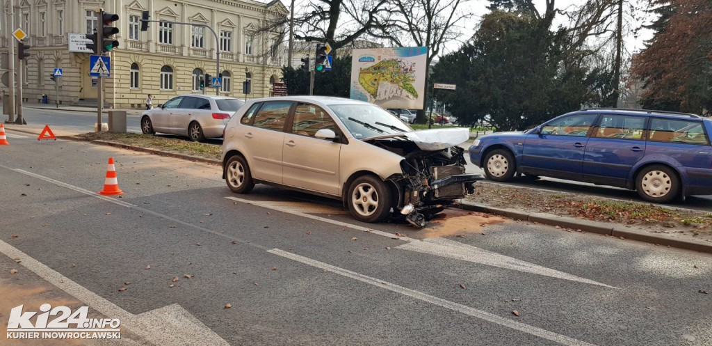 Wypadek w centrum Inowrocławia