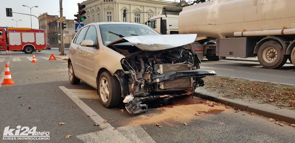 Wypadek w centrum Inowrocławia