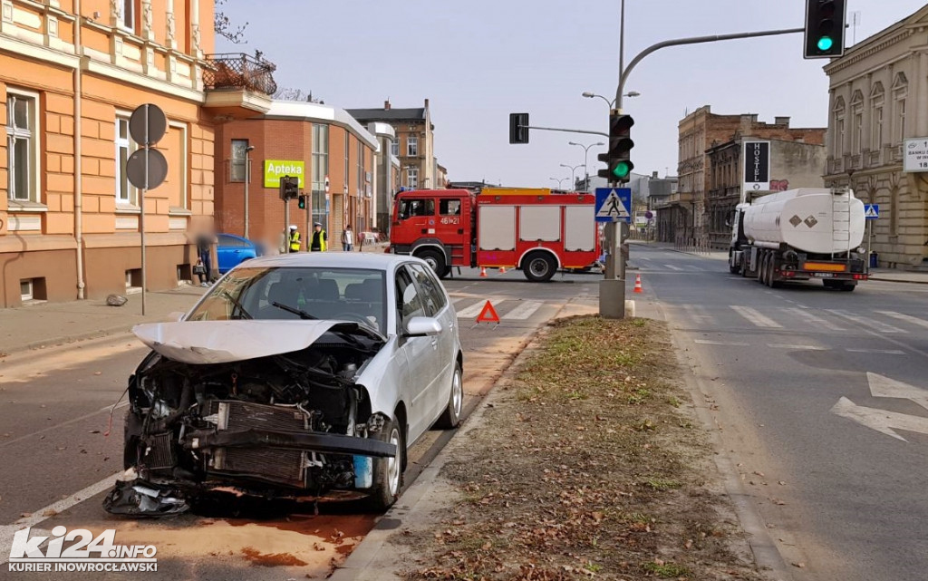 Wypadek w centrum Inowrocławia