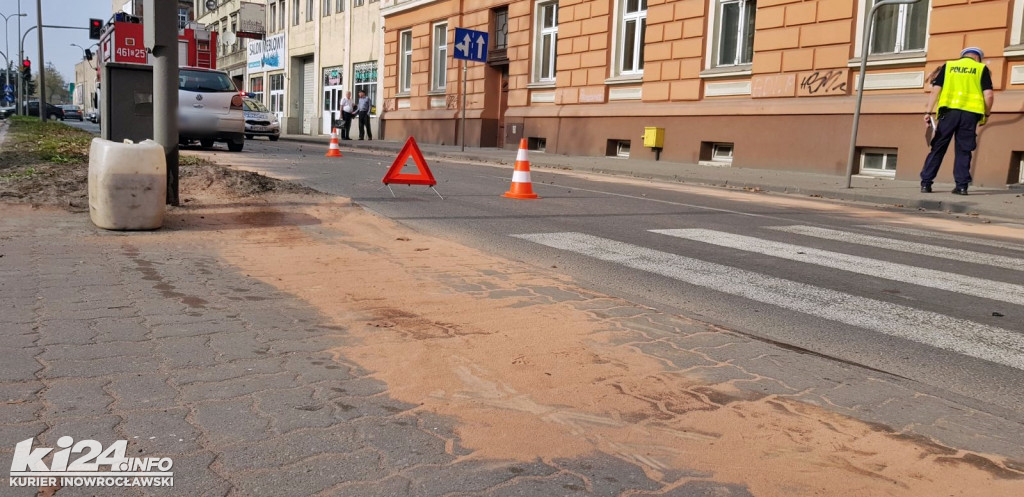 Wypadek w centrum Inowrocławia