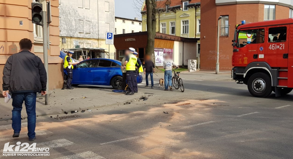 Wypadek w centrum Inowrocławia