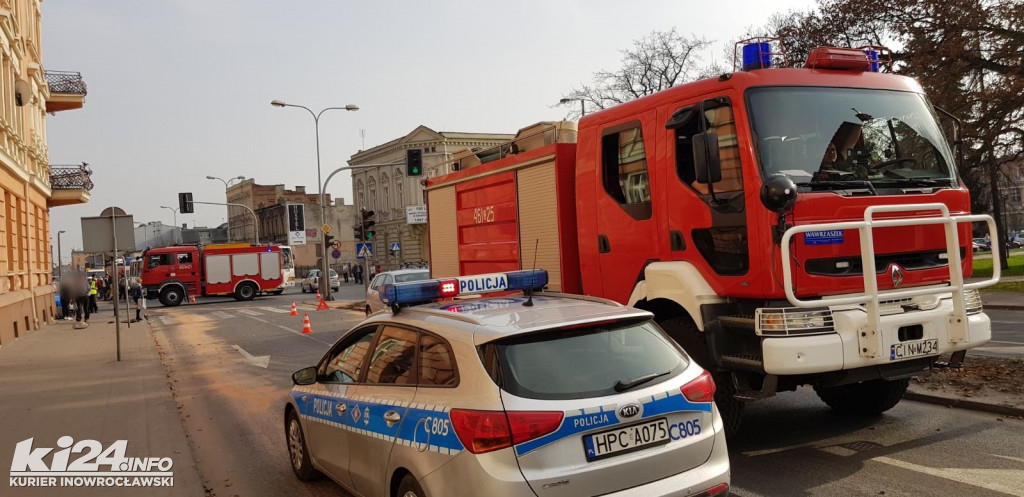 Wypadek w centrum Inowrocławia