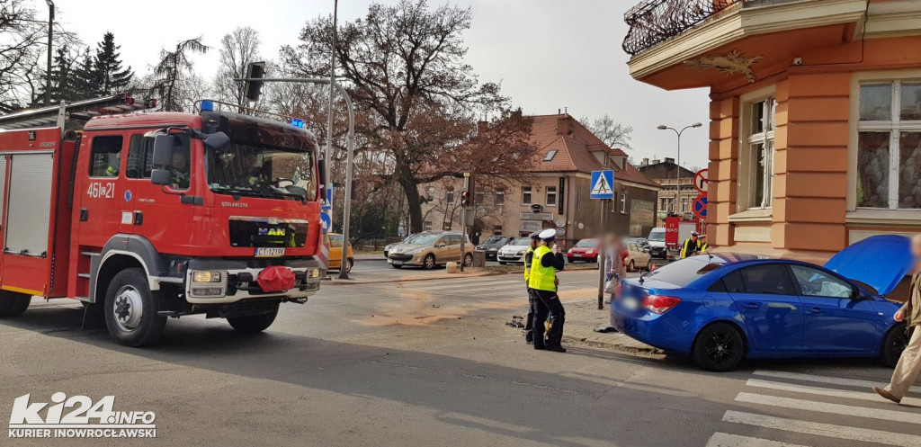 Wypadek w centrum Inowrocławia