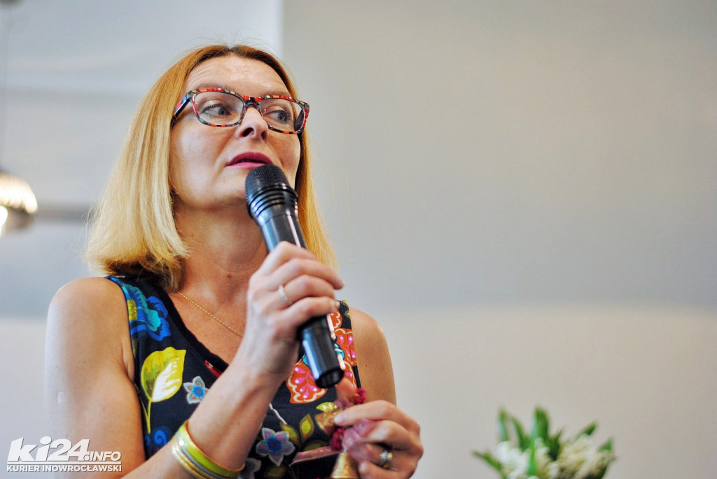 Agnieszka Tyszka w Bibliotece Miejskiej