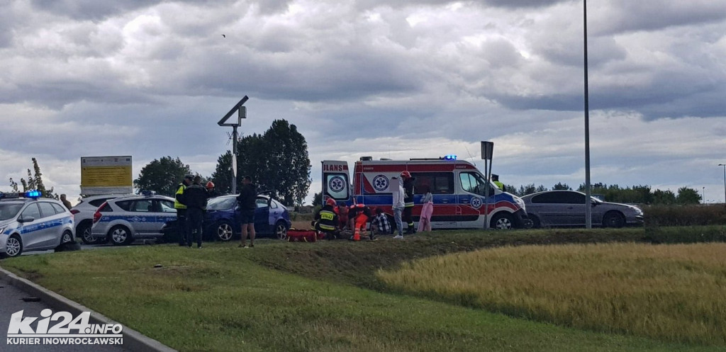 Wypadek na skrzyżowaniu Pileckiego z Orłowską
